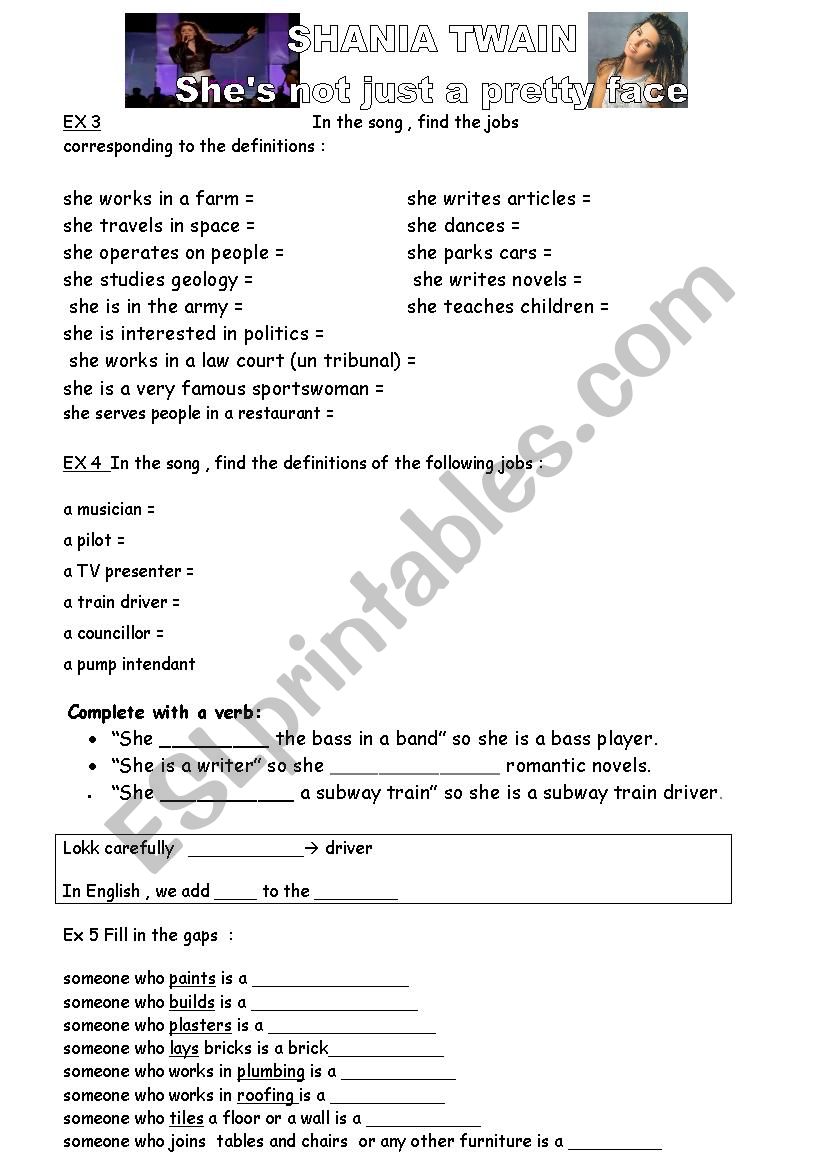 LetÂ´s sing Shania twain SheÂ´s not just a pretty face PART 3