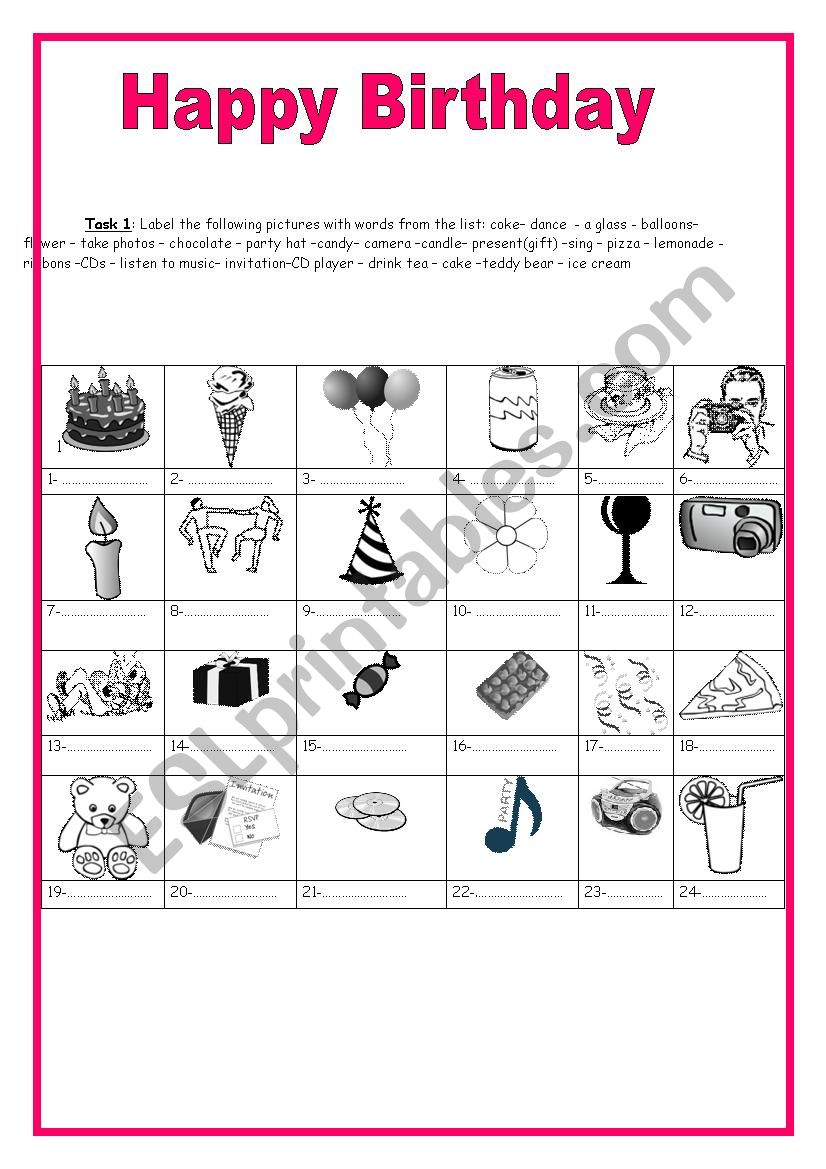 7th form Happy Birthday (part 1)