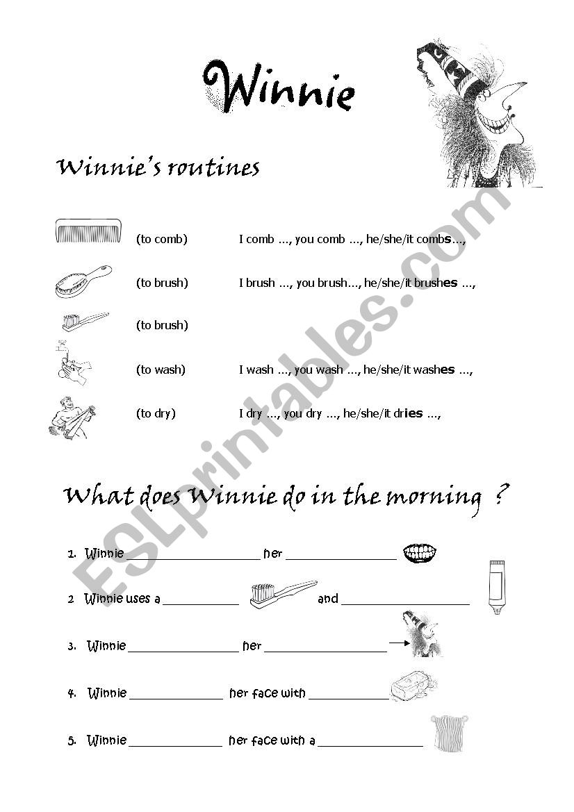 Daily Routines with Winnie the Witch