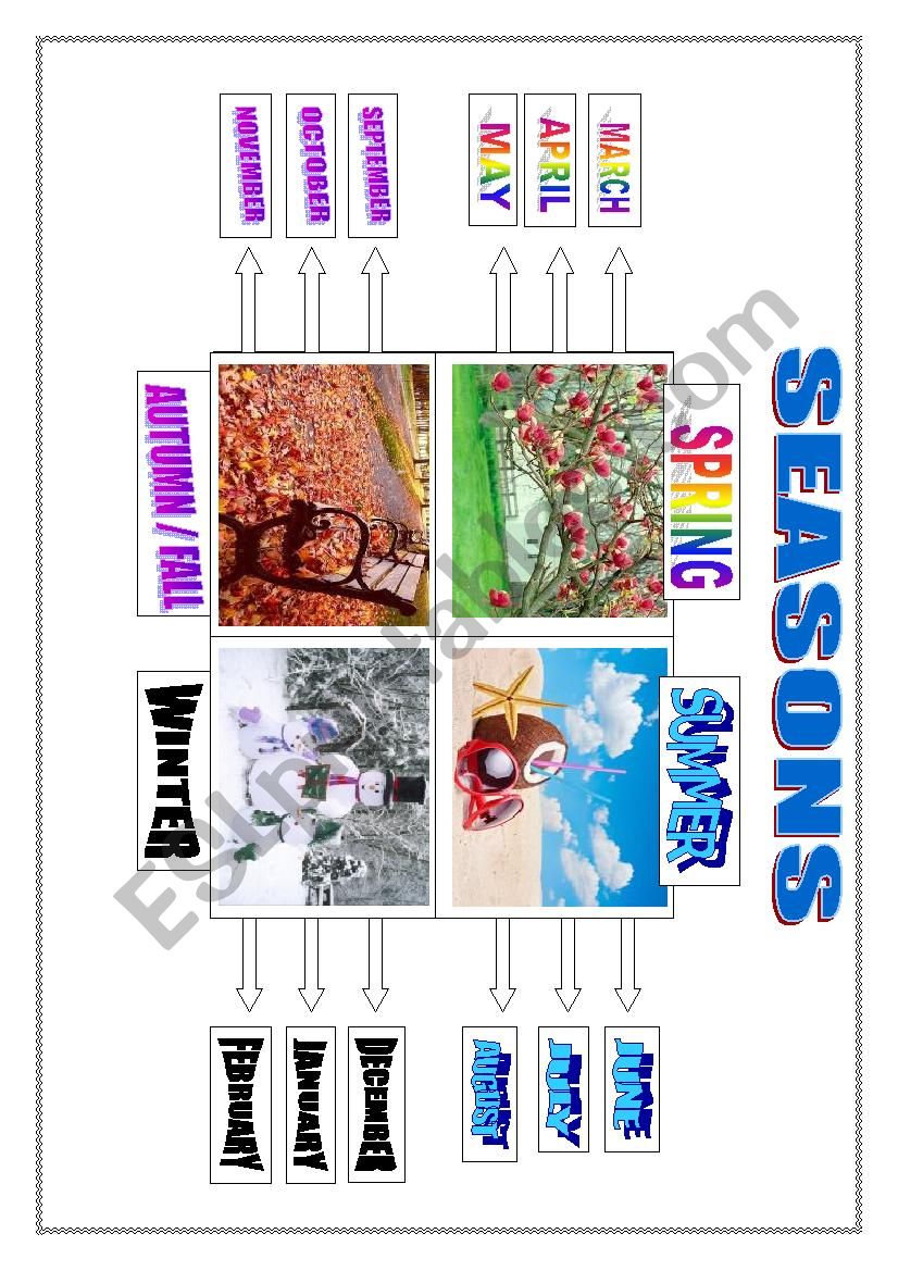 seasons worksheet