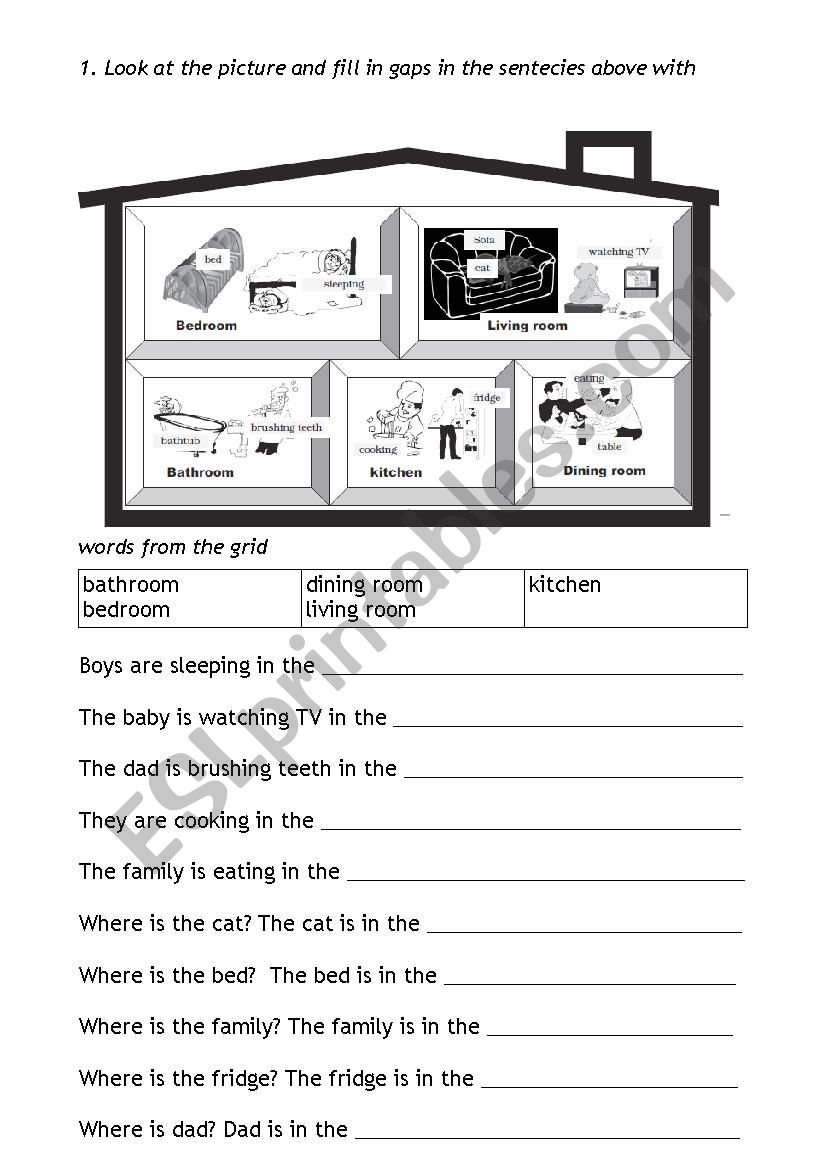 Your house worksheet