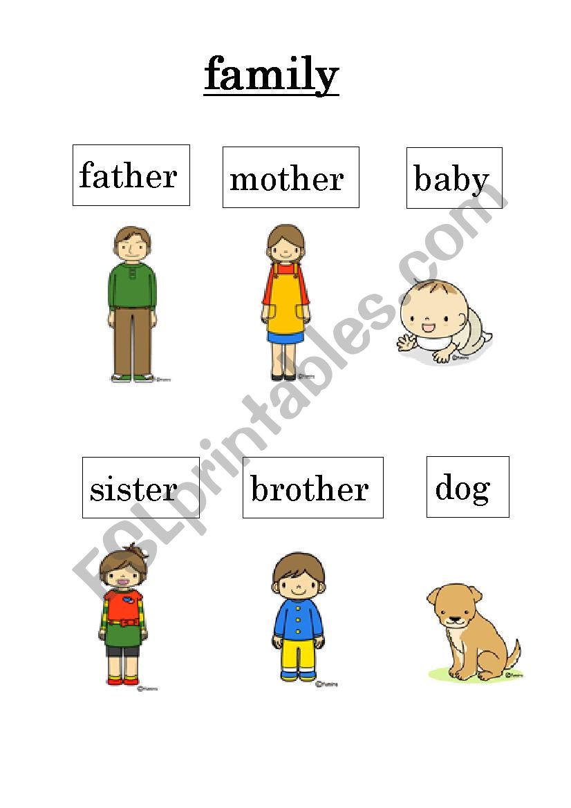 family worksheet