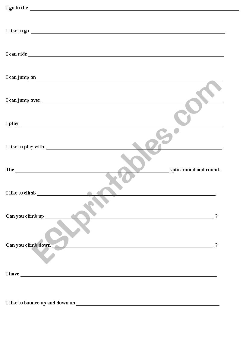 Action verbs game worksheet