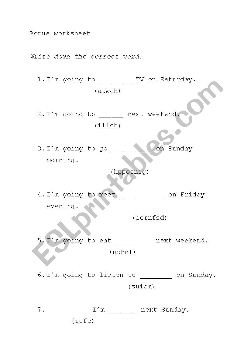 mixed up words and sentences worksheet