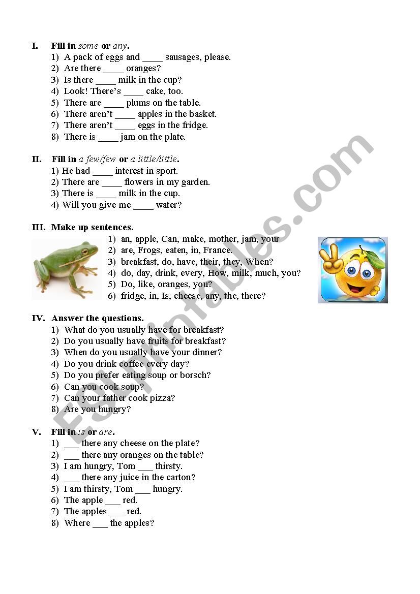 Let´s have a snack worksheet Let´s have a snack worksheet