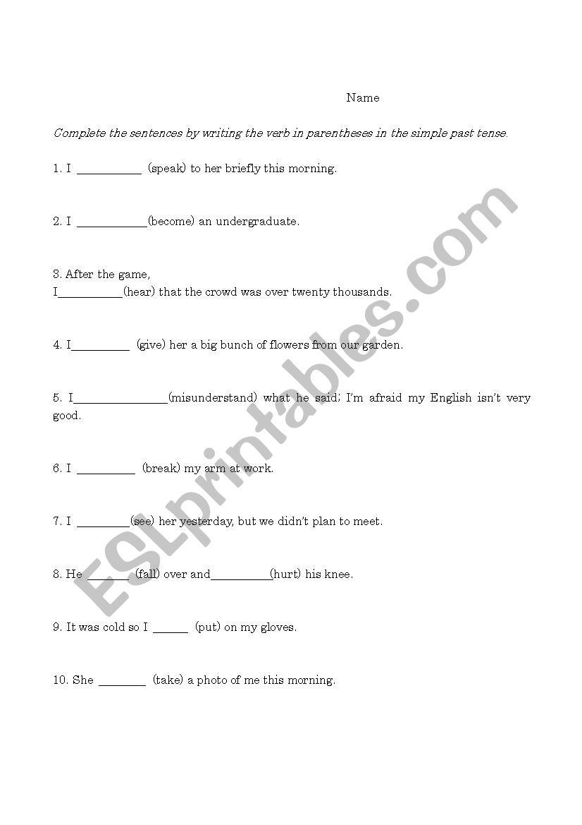vocabylary quiz worksheet