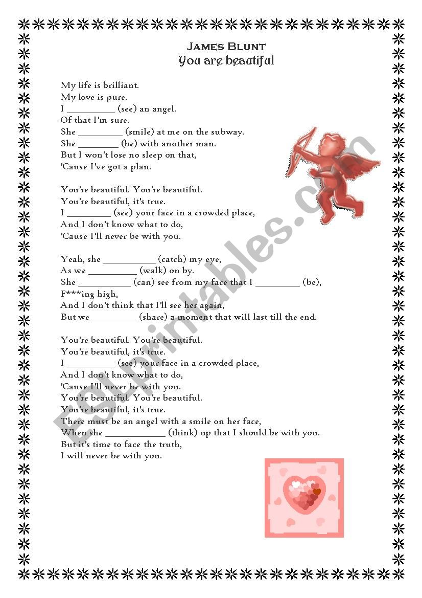 Â´You are beuatifulÂ´ by James Blunt