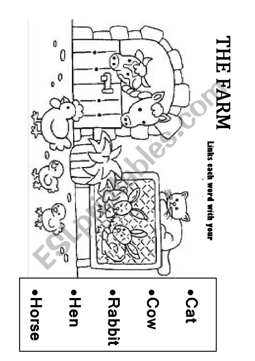 THE FARM worksheet