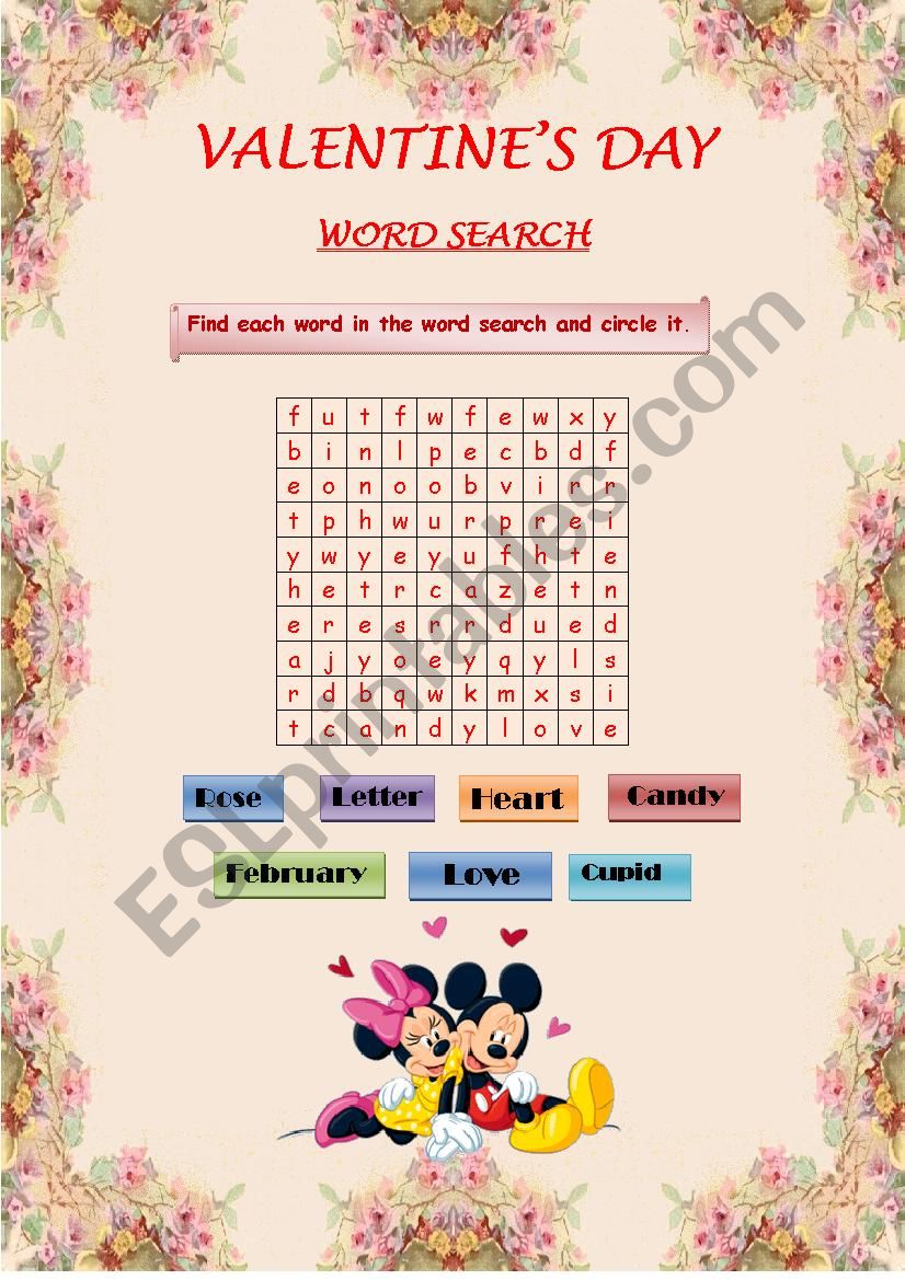 Valentine´s Day - ESL worksheet by airang