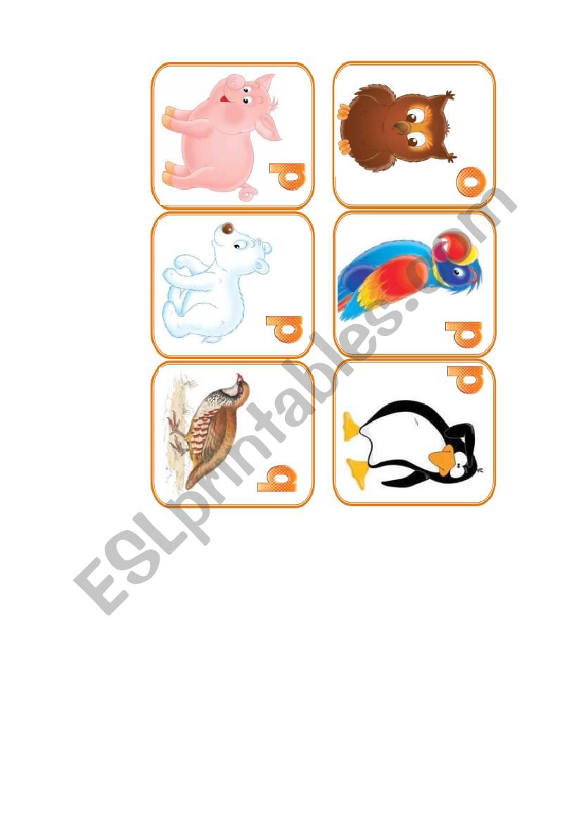 animals flashcards. part 9 worksheet