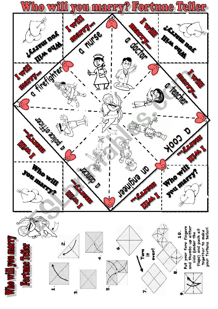 Who will I Marry? Fortune Teller - Valentines day/ Jobs