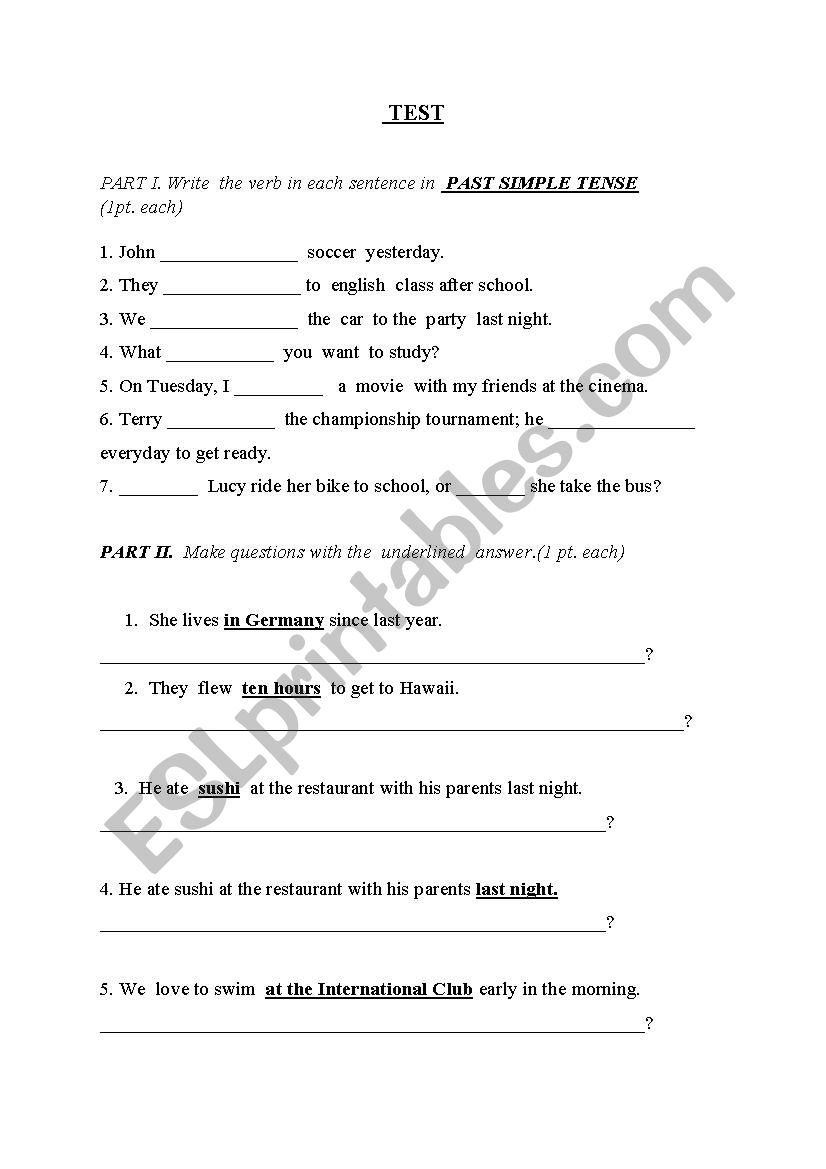 practice of all verb tenses worksheet