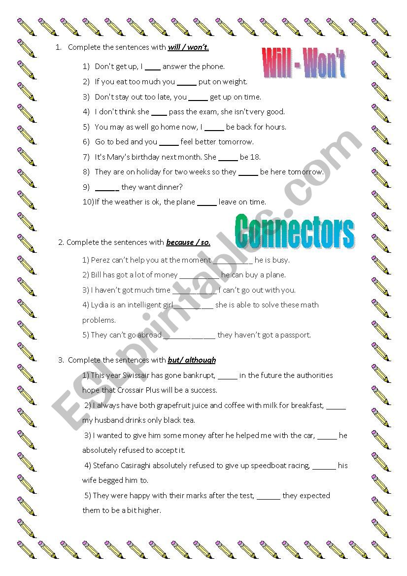 Grammar Exercises worksheet