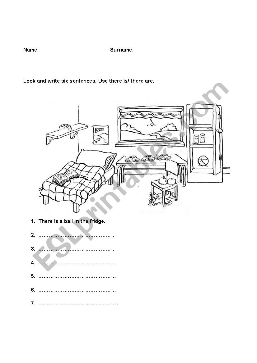 there is/are worksheet