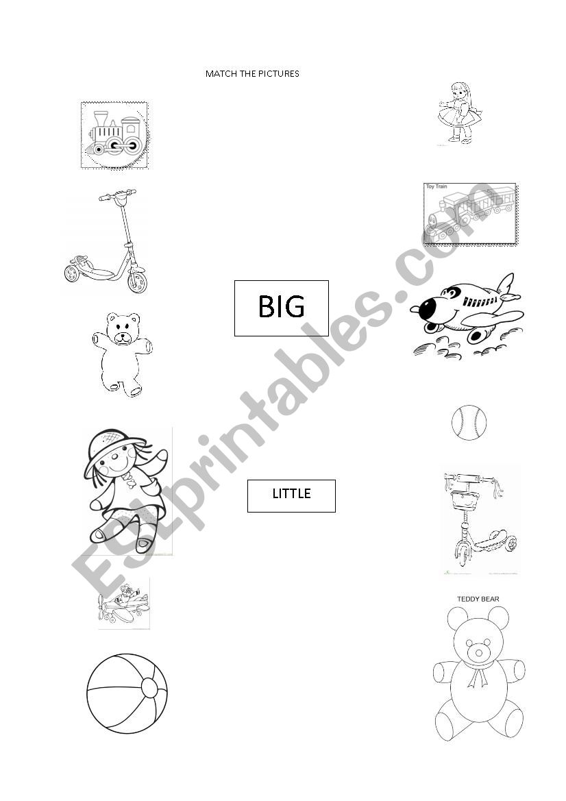 Big or Little worksheet