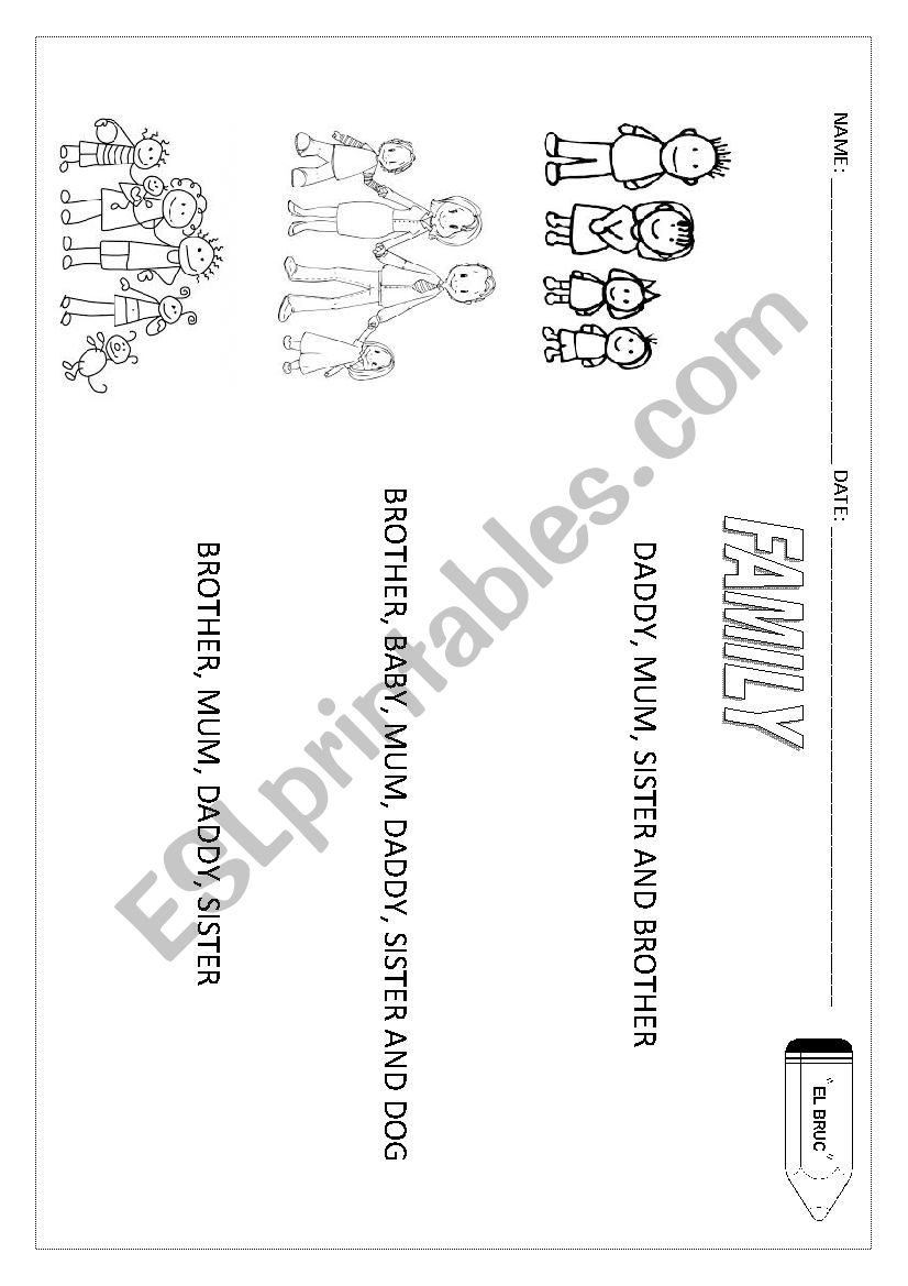 The family worksheet