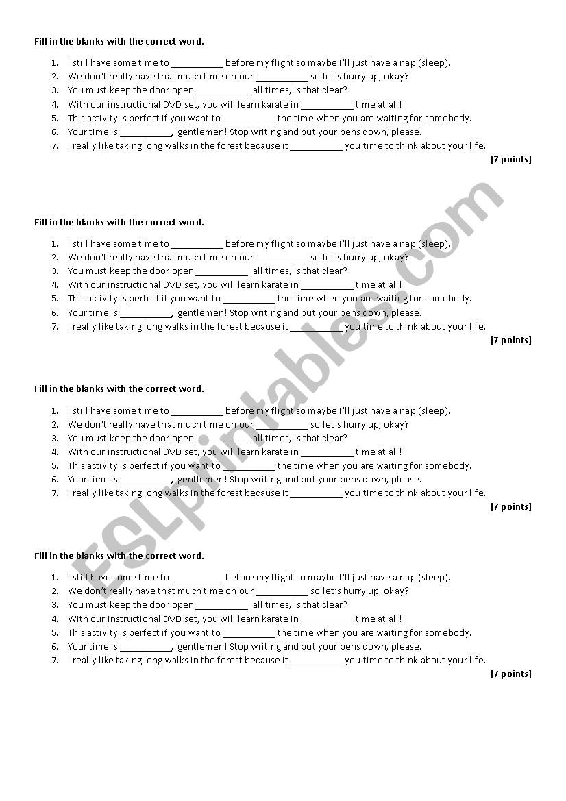 English in Mind 5 expressions with time - difficult