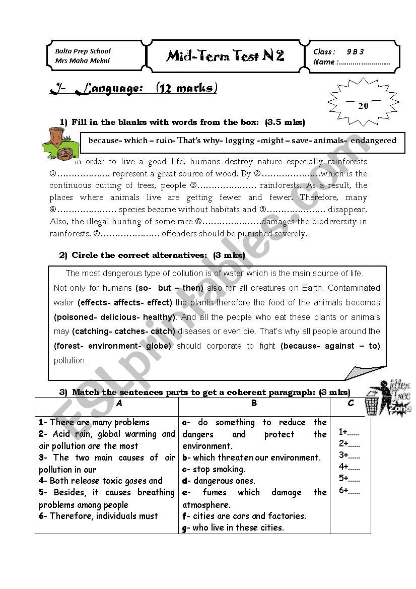 Remedial for 9th form  worksheet