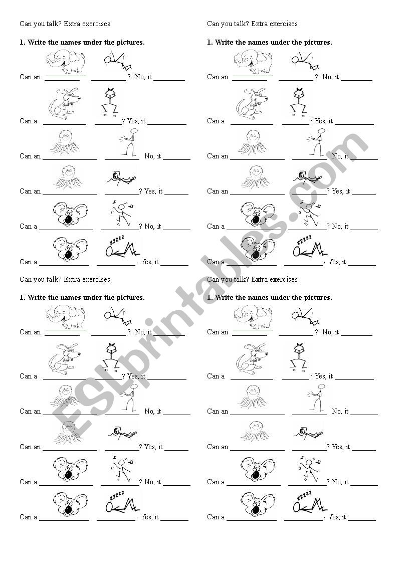 Can an elephant jump? worksheet