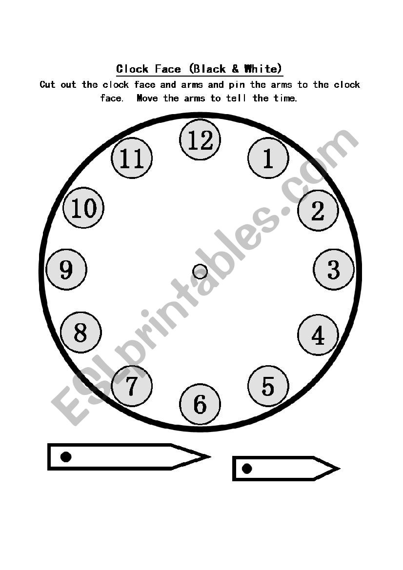 clock worksheet