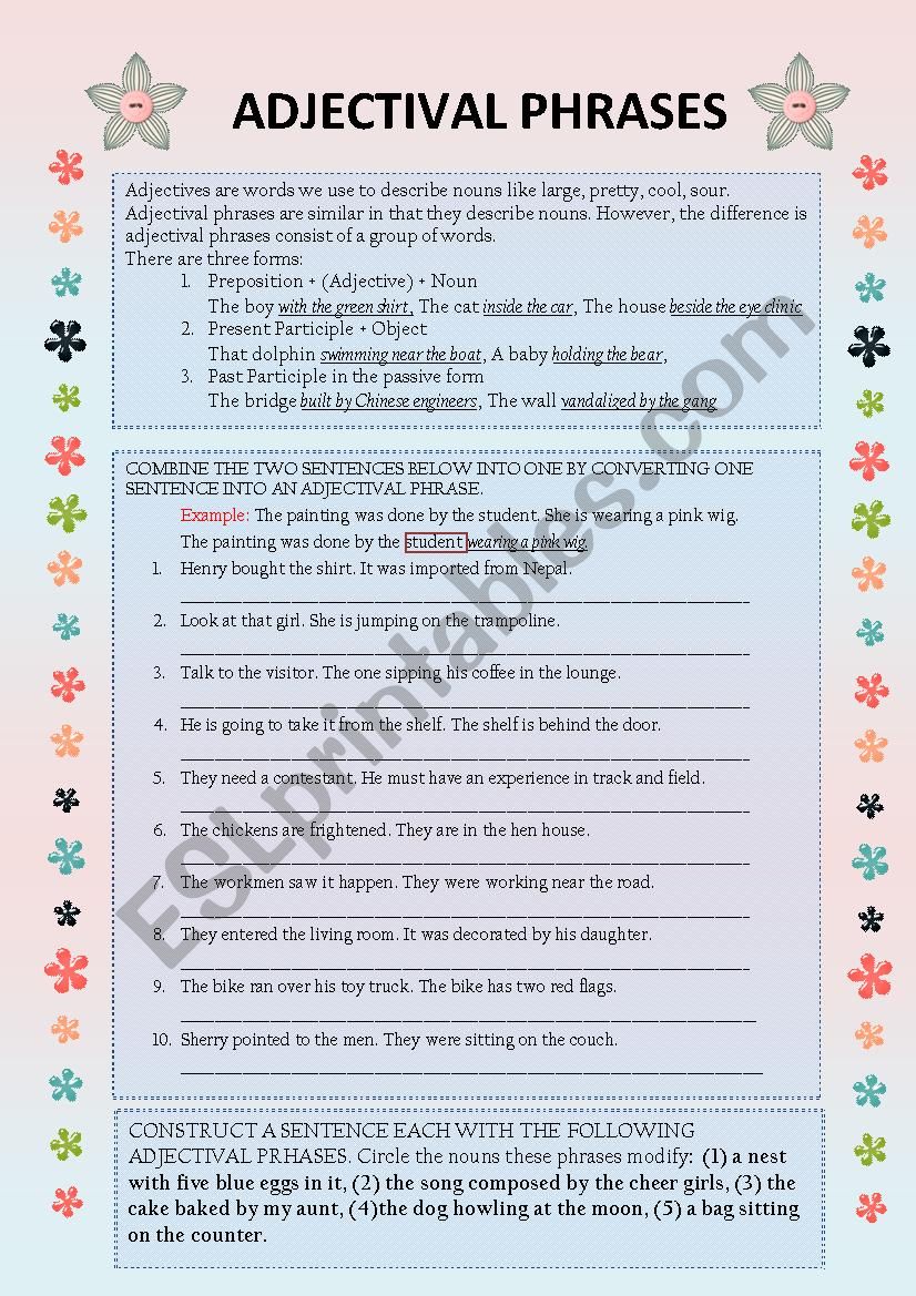 adjective-phrase-worksheet-worksheets-for-kindergarten