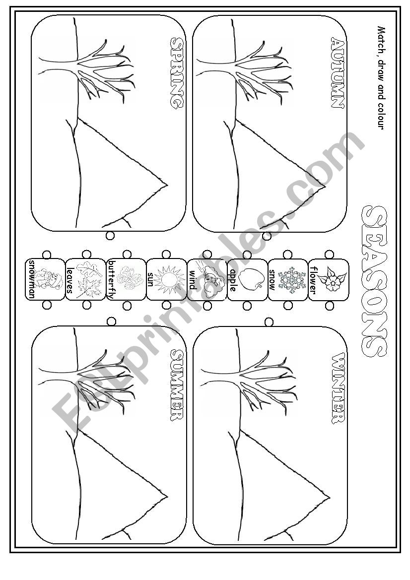 Seasons worksheet