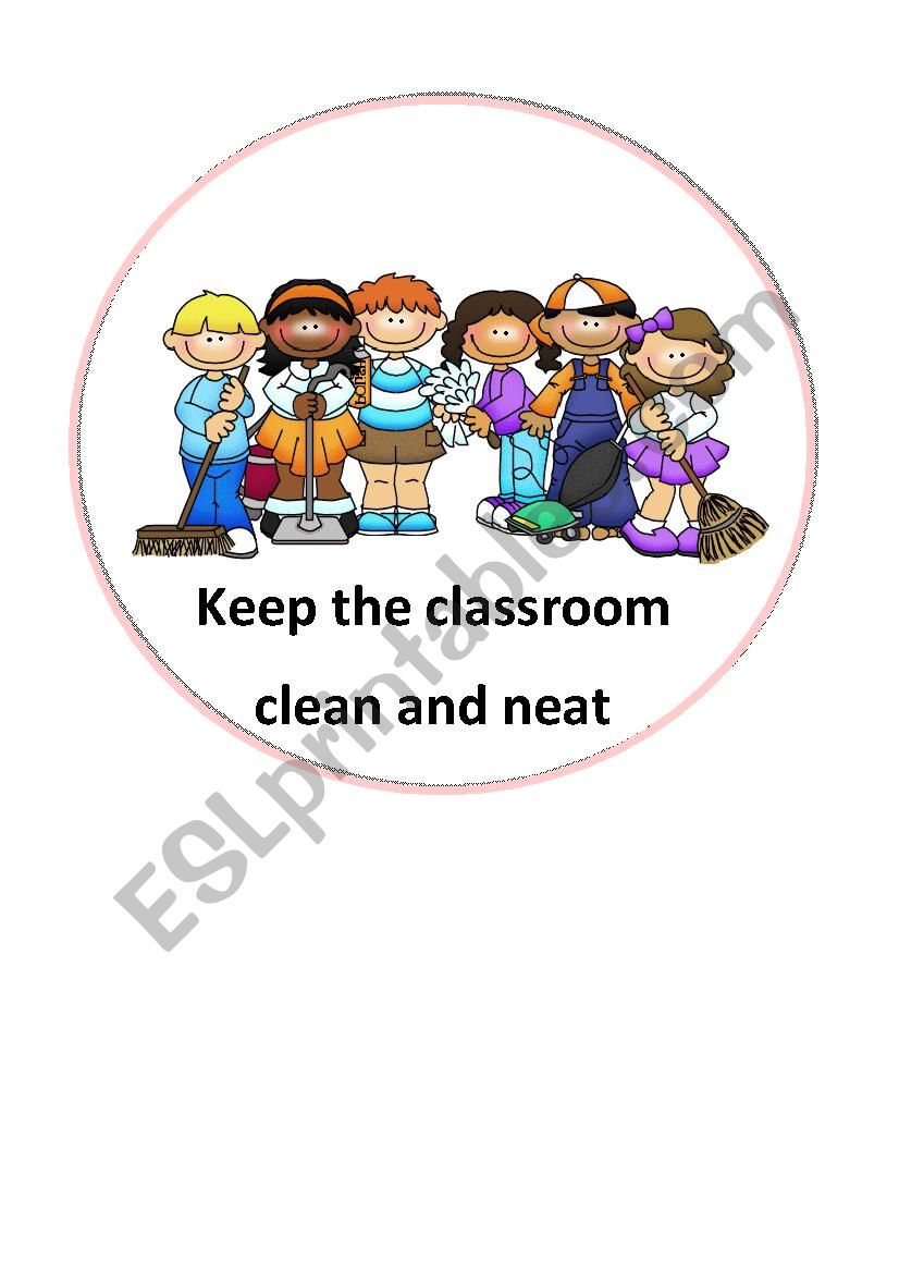 rules of the classroom 1 worksheet