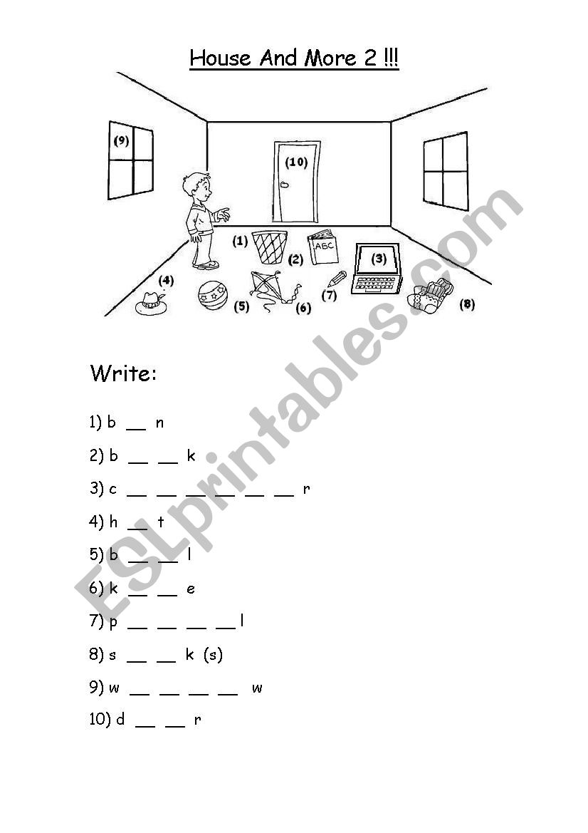 House And More 2 worksheet