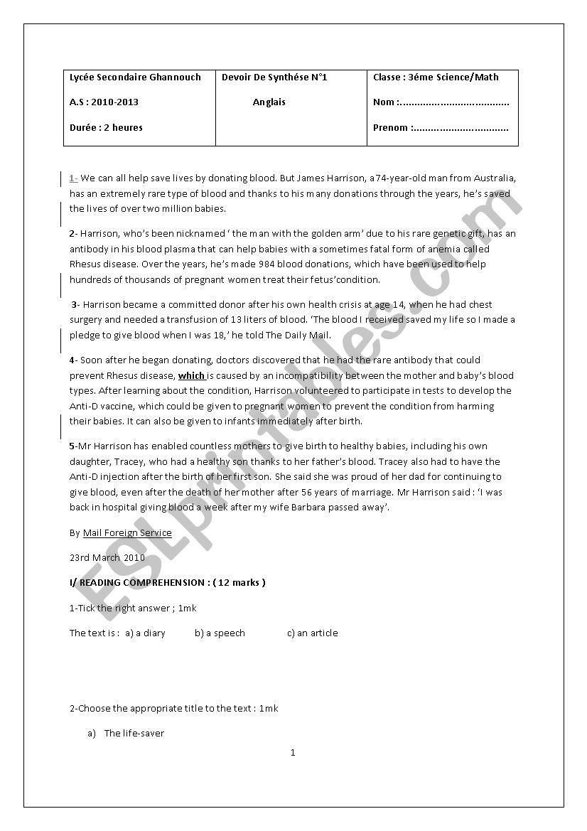 end term test n2 3rd form worksheet