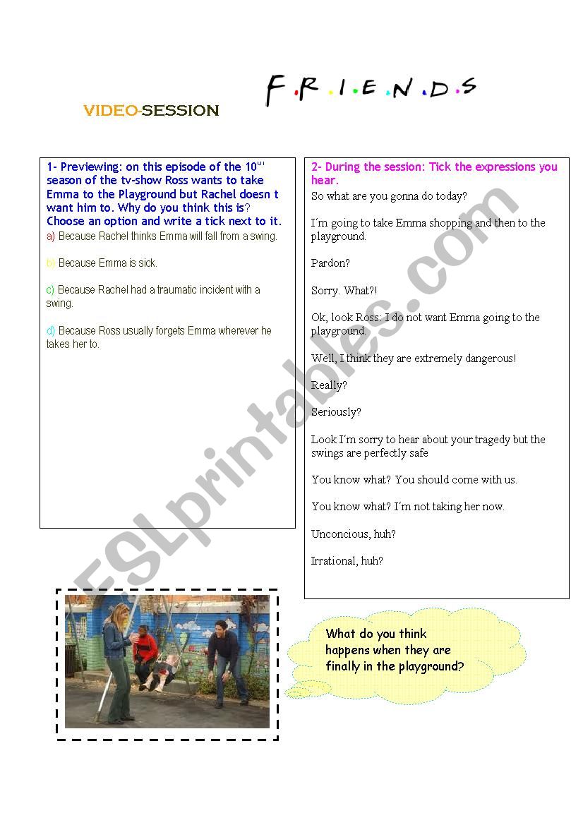 TV Series Worksheet worksheet