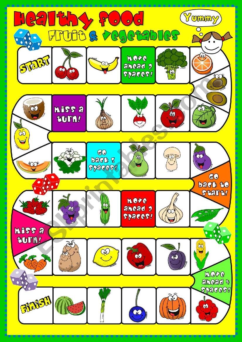 Healthy food - fruit & vegetables