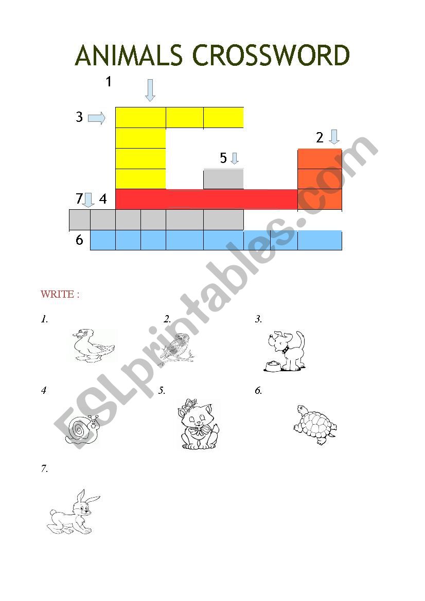 ANIMAL ZONE 2 worksheet