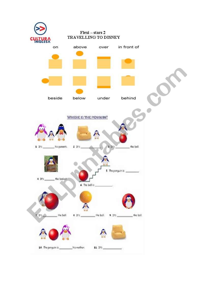 Prepositions worksheet