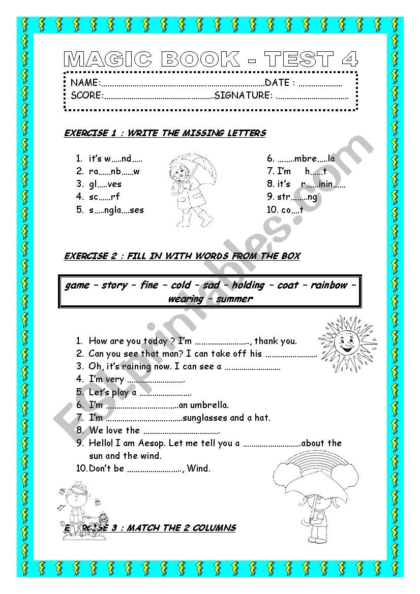 review test for young learners