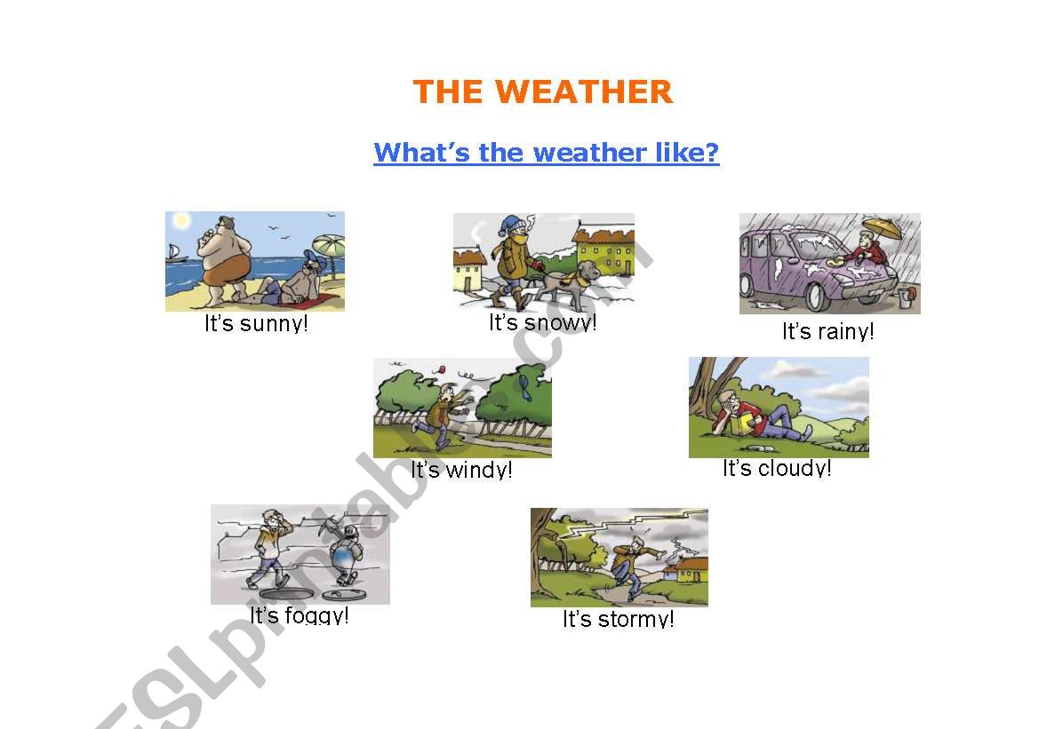 the weather worksheet