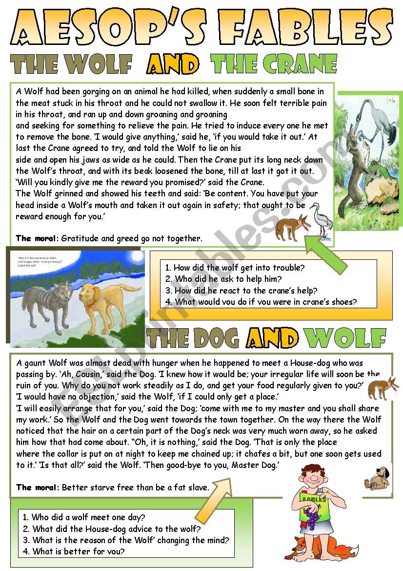 aesop-s-fables-for-reading-and-discussing-the-moral-esl-worksheet-by