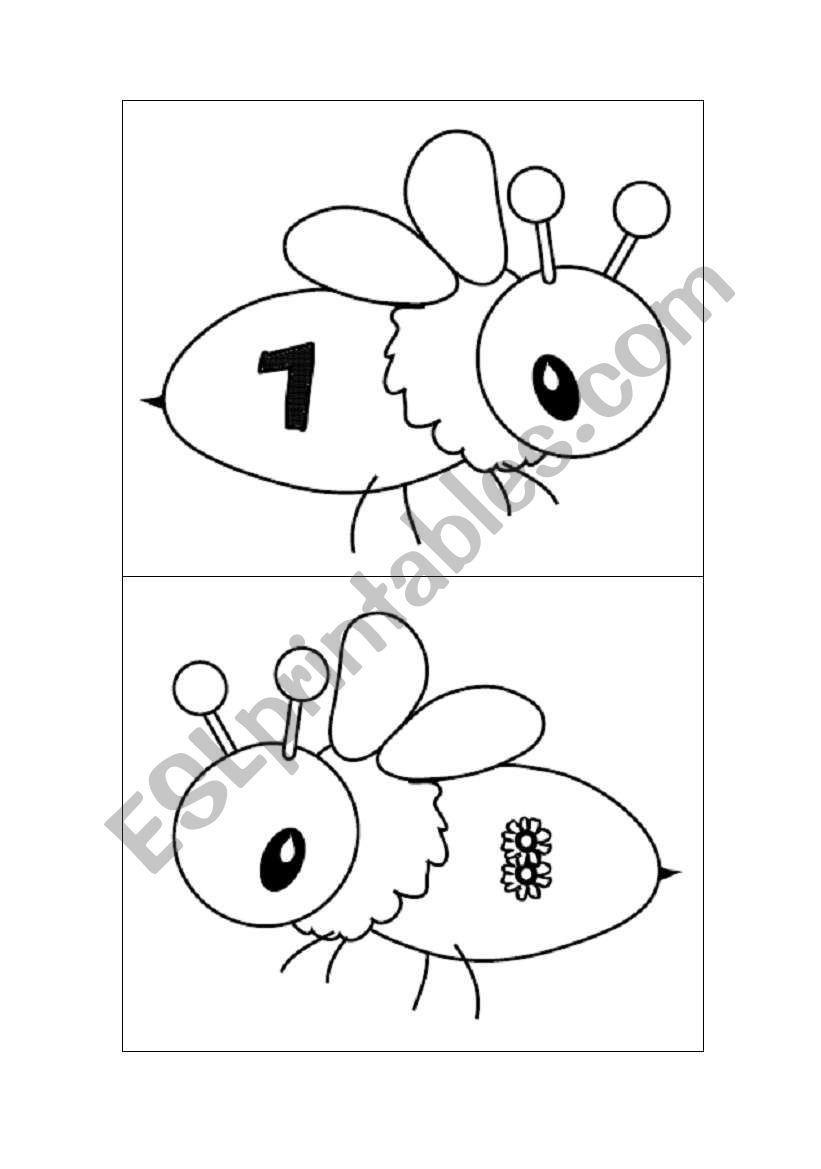 my number flashcards-part 2 worksheet