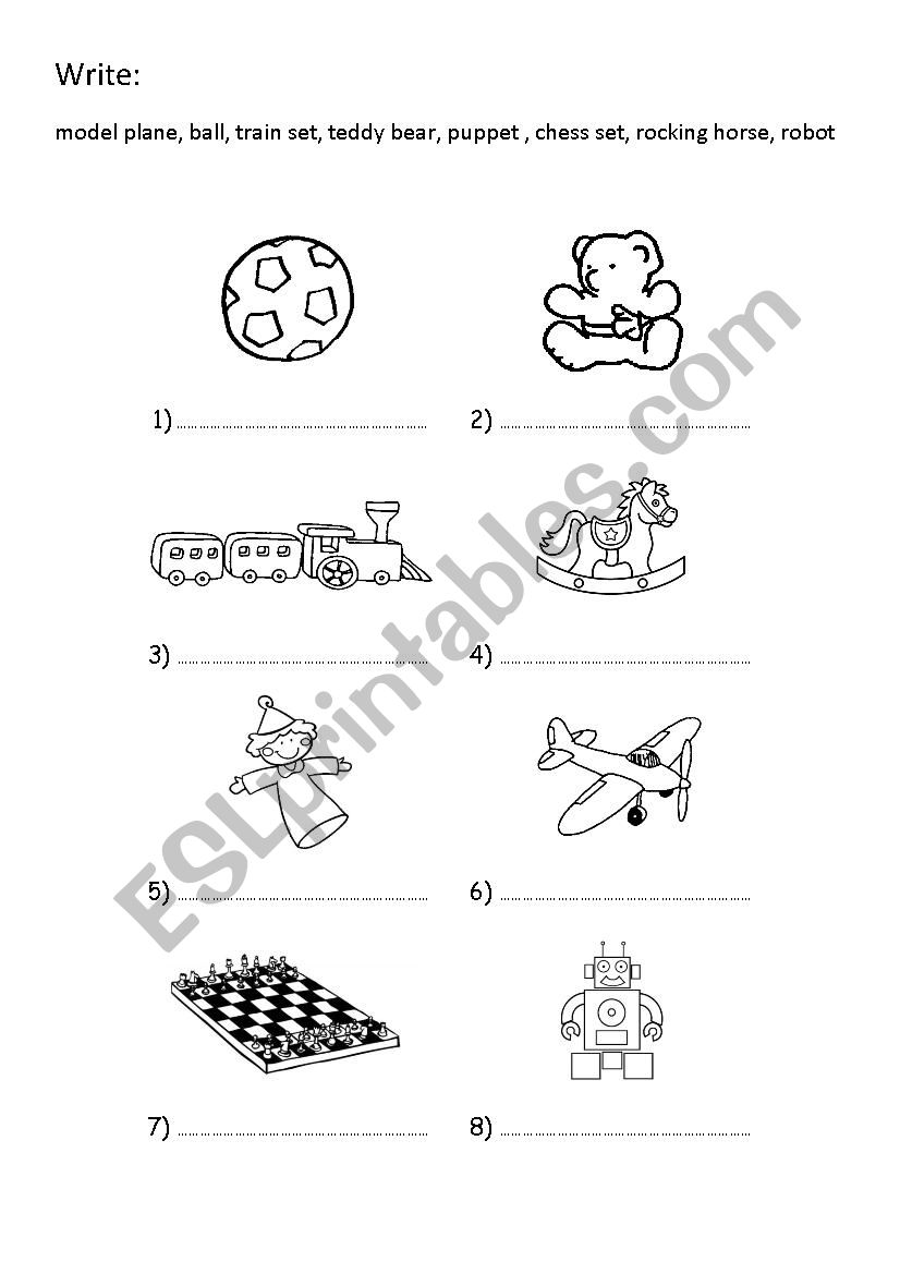 Toys_1 worksheet