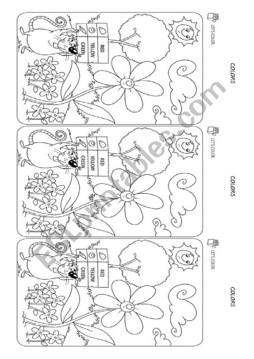 Colors worksheet