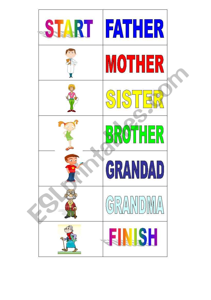 Family worksheet