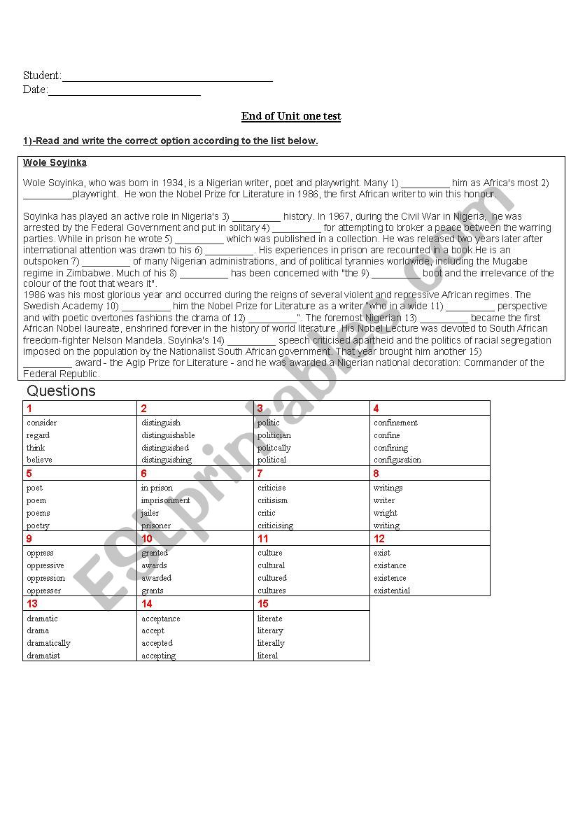 mock up paper  worksheet