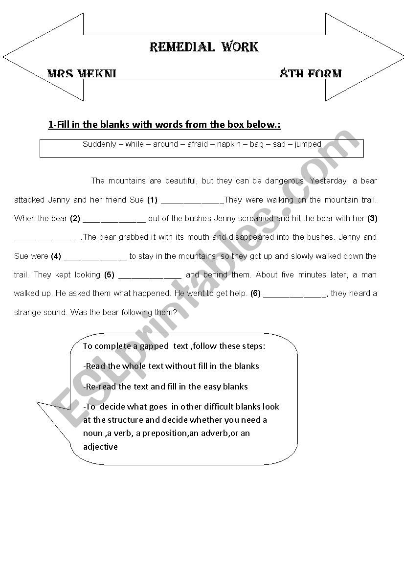 Remedial work of end-term test 2