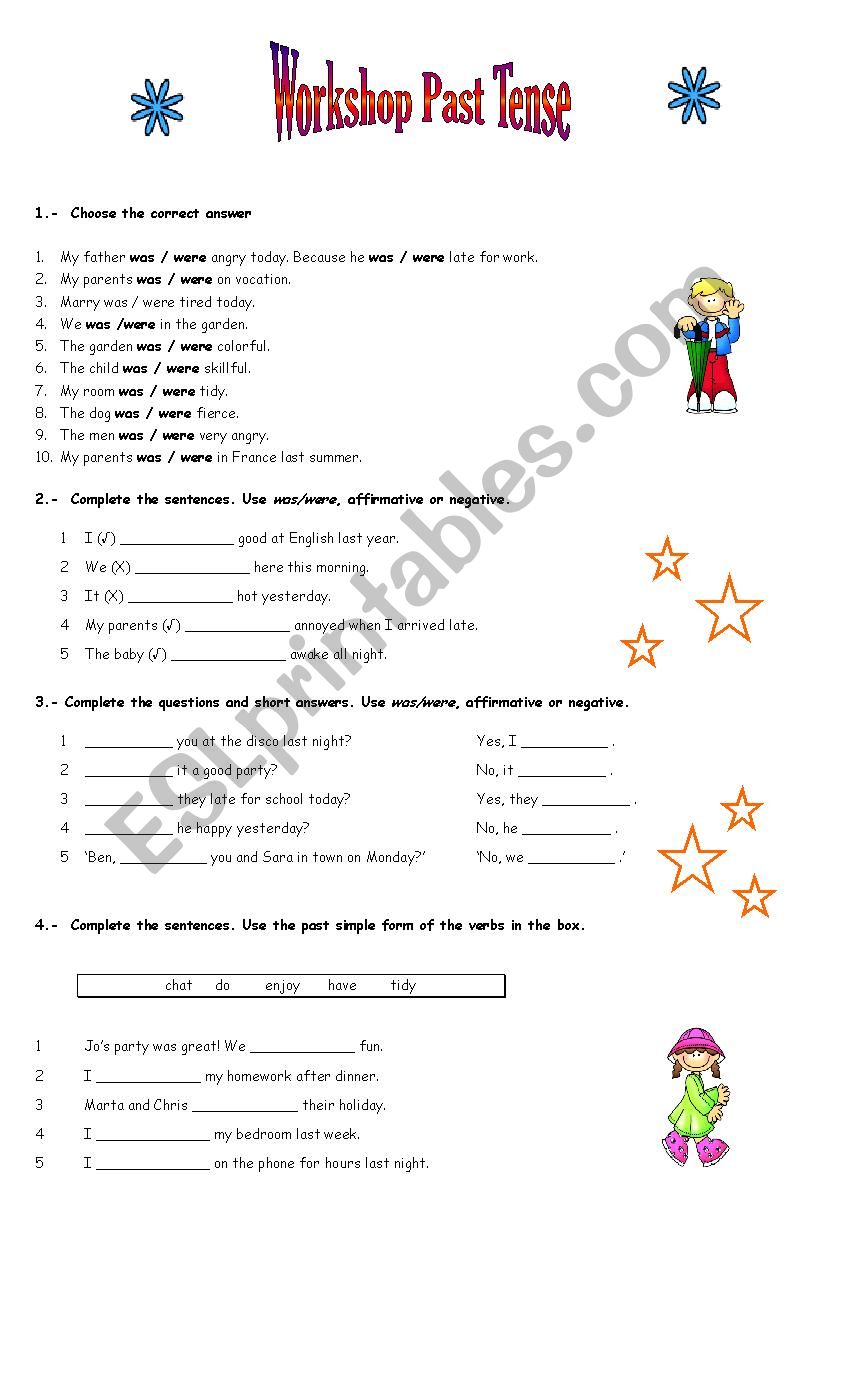 Past Tense worksheet