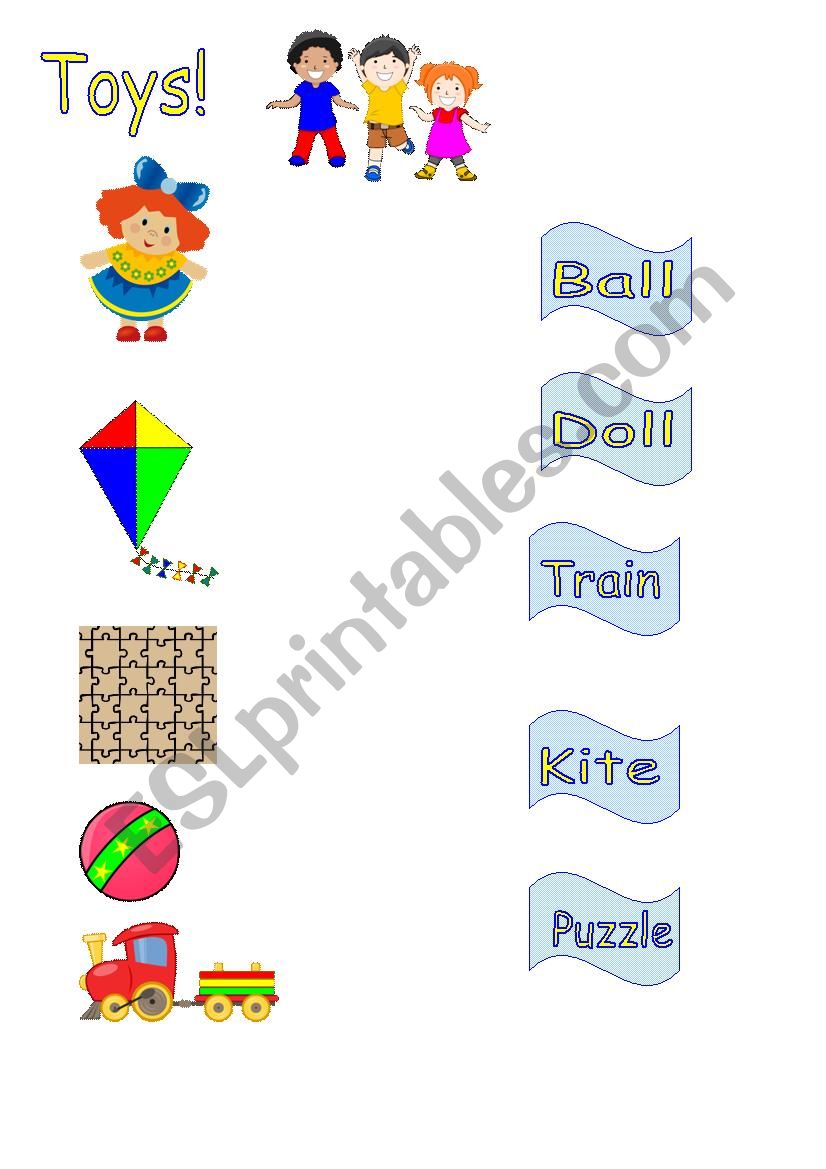 toys! worksheet