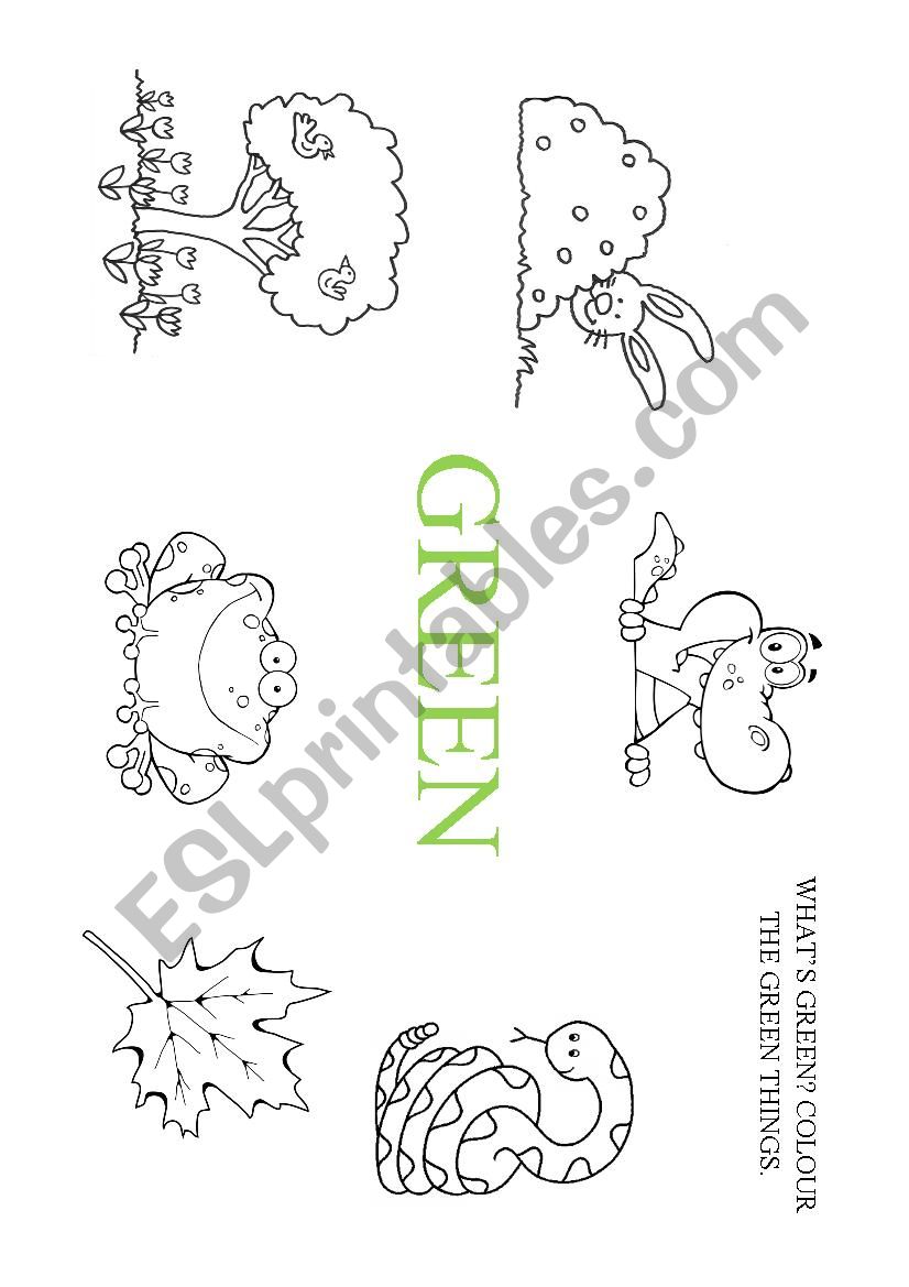 Green worksheet