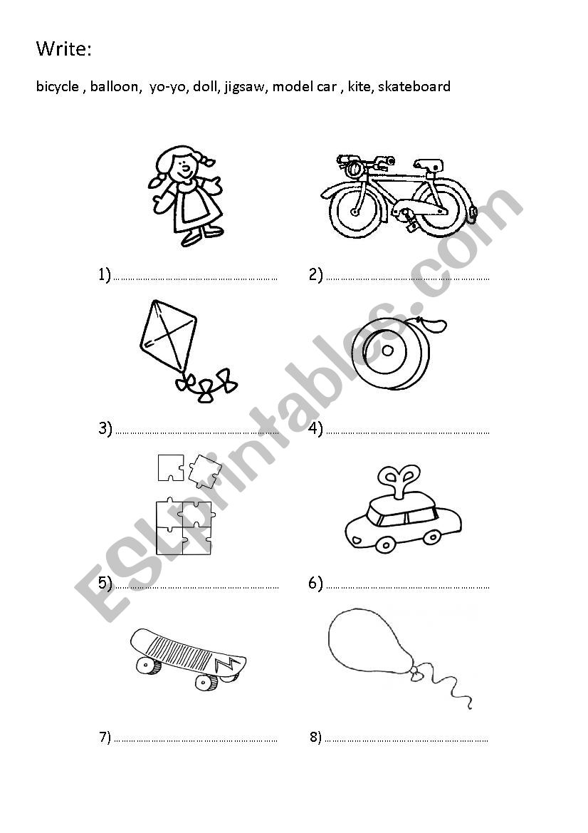 Toys_2 worksheet