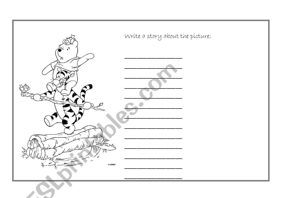 Write a story. worksheet