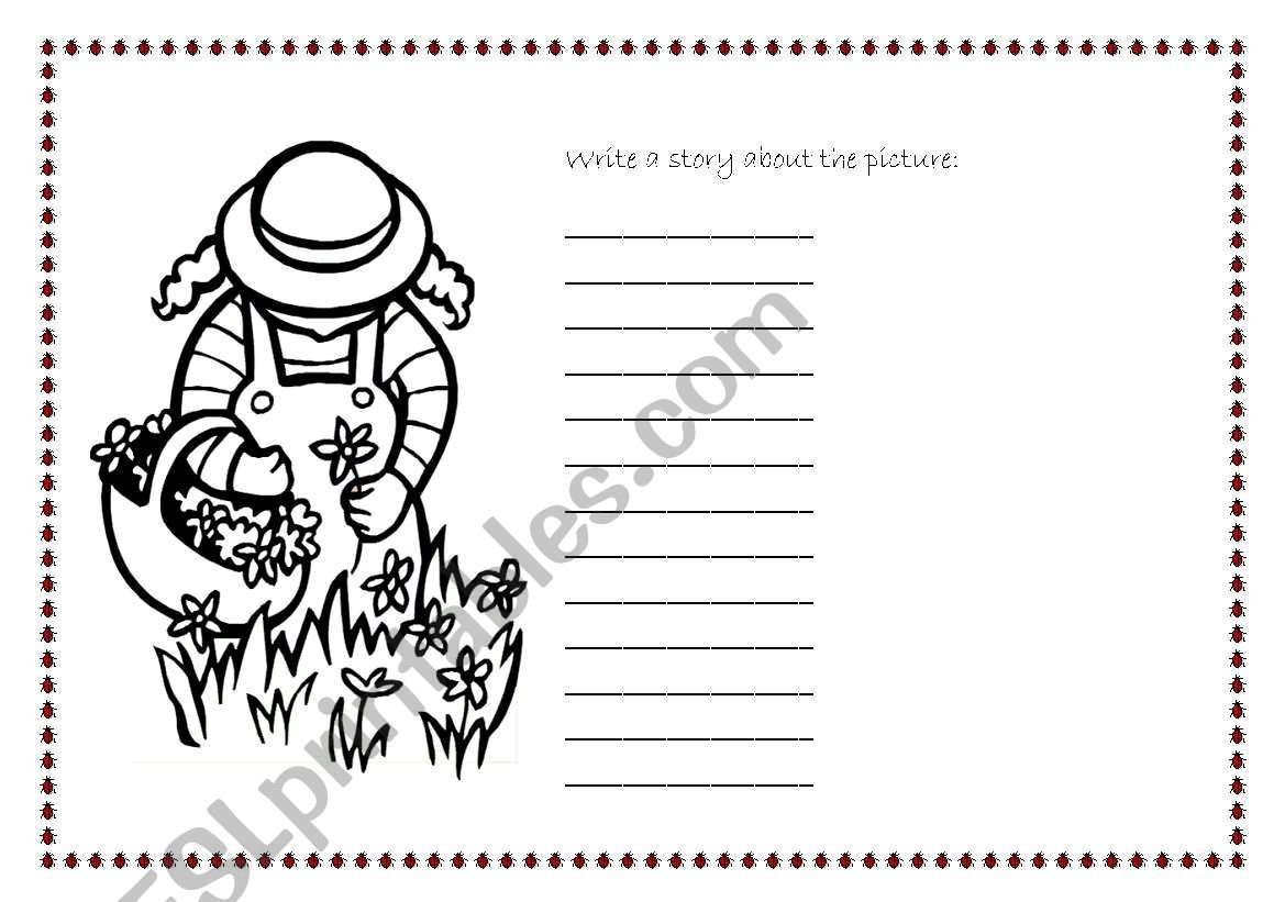 Write a story. worksheet