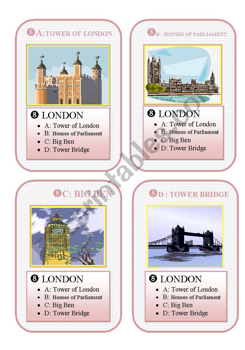 BRITAIN - GO FISH CARD GAME - part 8 - LONDON