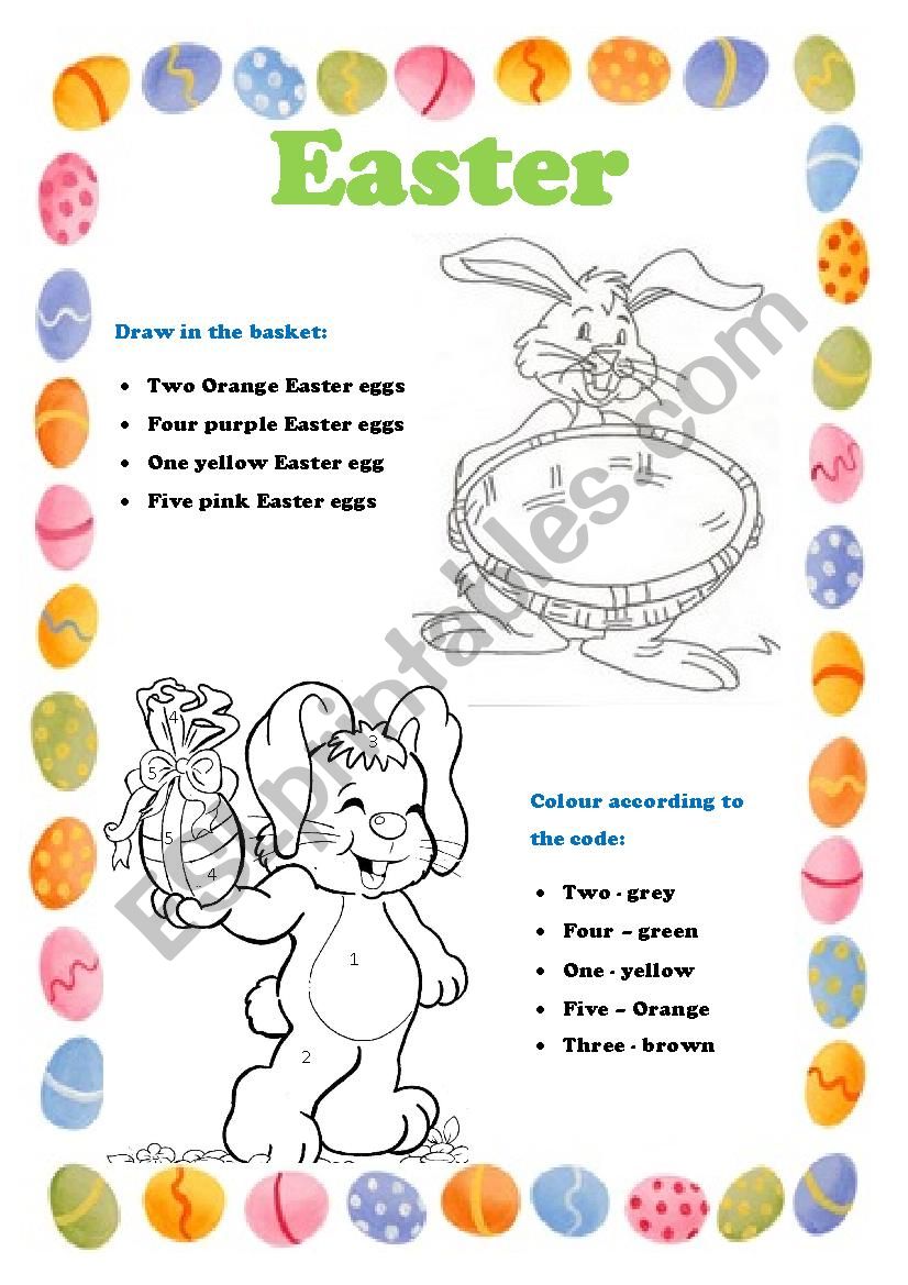 Easter  worksheet